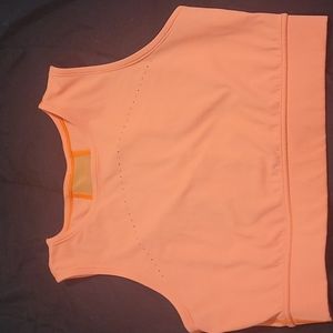 Orange sport top